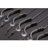Korum Power Braid Method Hair Rigs 8 Füles, Szakállas Fonott Előkötött Horog 8db
