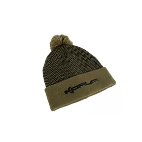 Korum Thermal Beanie Hat Črno-Olivna Zimska kapa