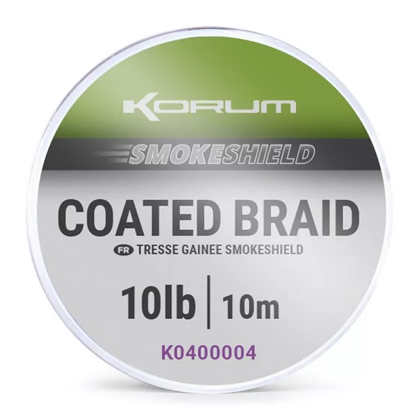 Korum Smokeshield Coated Braid 10lb Pletena predvrvica 10m