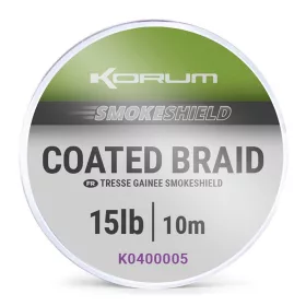 Korum Smokeshield Coated Braid 15lb Pletena predvrvica 10m