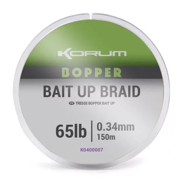 Korum Bopper Bait Up Braid 0,34mm Pletena Glavna Vrvica 150m
