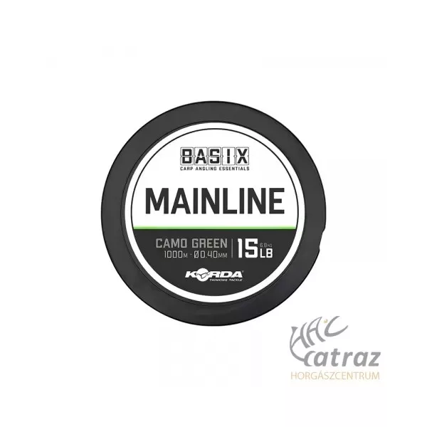 Korda Basix Main Line 15lb/0.40mm 1000m - Korda Monofilna Vrvica za Krapolov