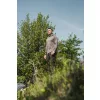 Korda Charcoal UPF Hooded Top Hosszú Ujjú UV Póló S