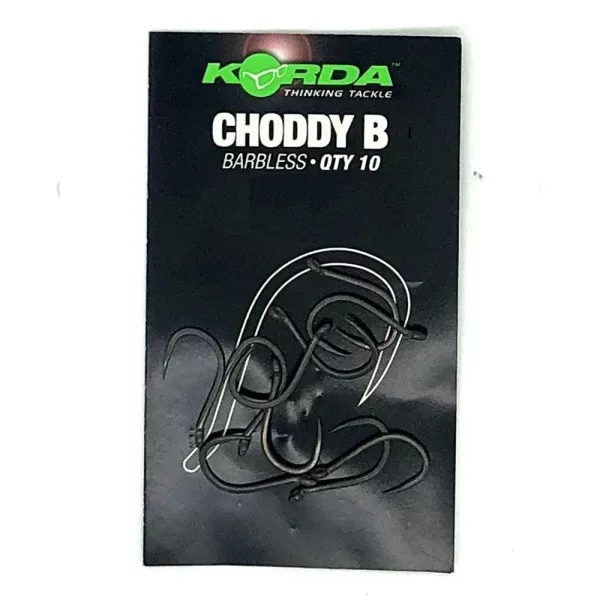 Korda Choddy B 10 Kavelj z ušesom, brez zaloputke 10 kosov