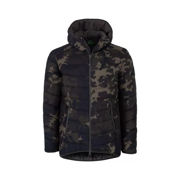 Korda Thermolite Puffer Jacket Dark Kamo Téli Pufikabát XL