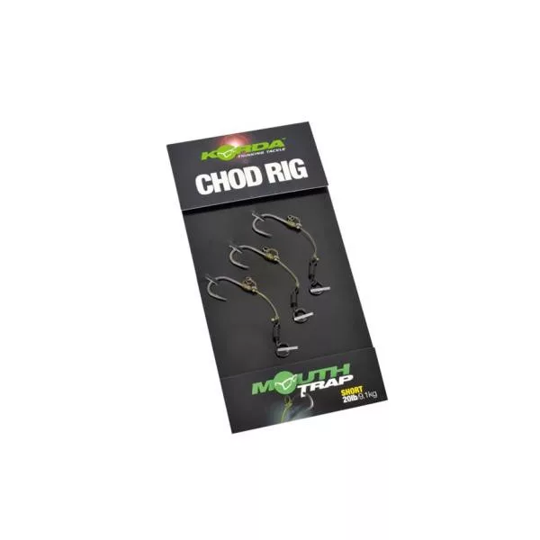 Korda Chod Rig Short Barbless Size 8 - vnaprej vezana chod predvrvica za bojle