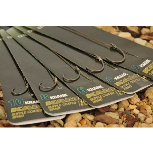 Korda Krank ready rig barbed size 10 - predvezan krapolovni trnek z predvezjo