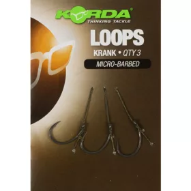   Korda Loop Rigs Size 8 Krank 18lb - predvezana vrvica za boili kavelj
