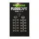 Korda Floss Caps Clear - bojli zamašek