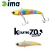 Ima Koume Vibration 70 Heavy 7cm 18gr 102 Chart Back Pearl Wobbler