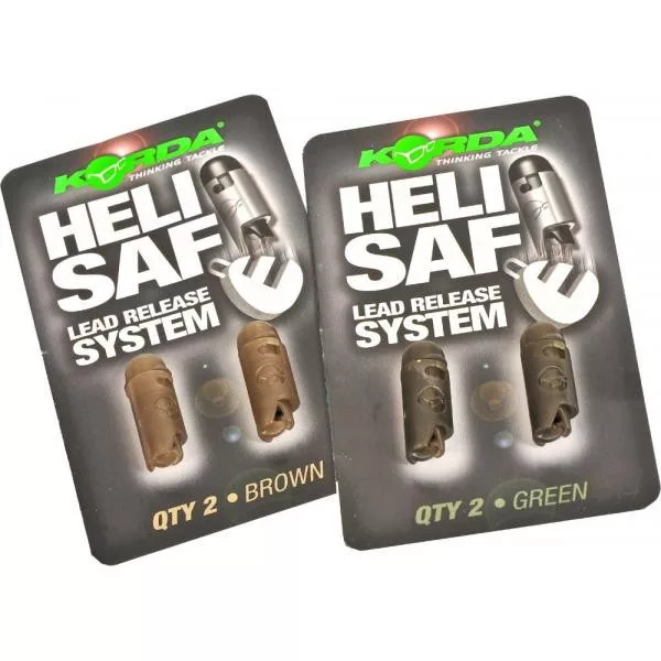 Korda Heli Safe Green - svinčena sponka