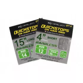   Korum Hair Rigs With Quickstops 4 Velikost 14 Monofil predvezana trnka
