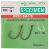 Korum Xpert Specimen - Micro-barbed (size 6) Feeder trnek