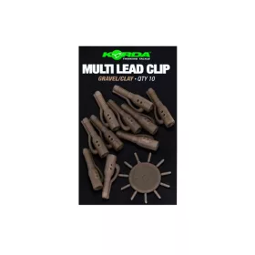   Korda Lead Clip Pin Gravel/Clay Multi Lead Clip Sponka za svinec 10 kos