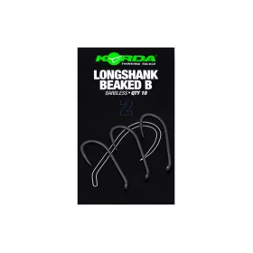   Korda Longshank Beaked 2 ušesi, Brez brade Krapji kavelj 10 kosov