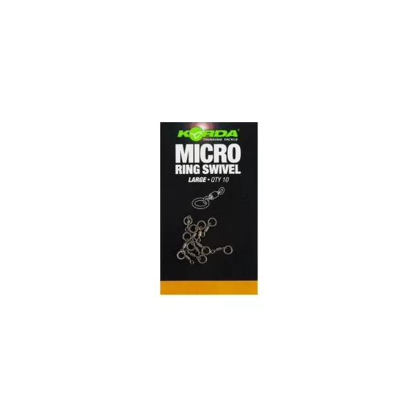 Korda Micro Rig Ring Swivel Large - mikro vrtljivka