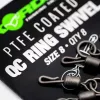 Korda PTFE QC Ring Swivel Size 8 Vrtljivka 8db