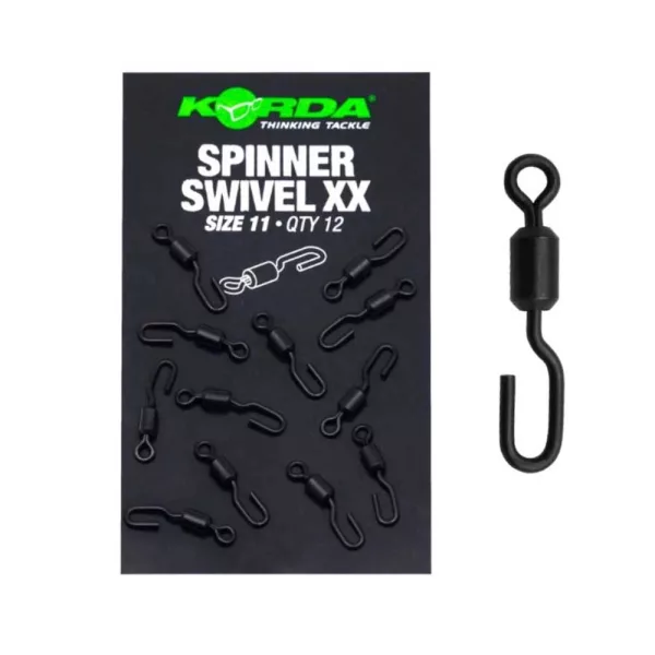 Korda Spinner Swivel XX 11 Vrtljiv Obroček 12 kos