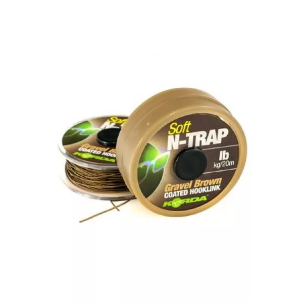 Korda N-Trap Soft 20lb Gravel Brown - kraparski predvez