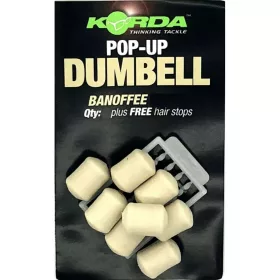   Korda Pop-up Dumbell Banoffee (8mm) - 10 kos - imitacija vabe