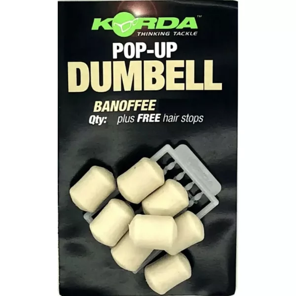 Korda Pop-up Dumbell Banoffee (16mm) - 5 kos - imitacija vabe