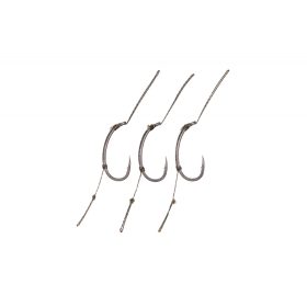   Korda Loop Rigs Klor 6 Kljuka z očesom, z bodico, 30lb pletena, vnaprej vezana 3 kosi