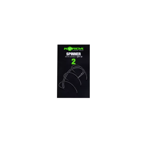 Korda Spinner Hook Size 2 Micro Barbed Kljuka z mikro bodico