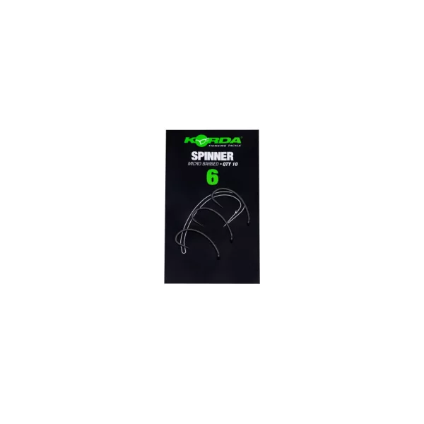 Korda Spinner Hook Size 6 Micro Barbed Kljuka z mikro bodico