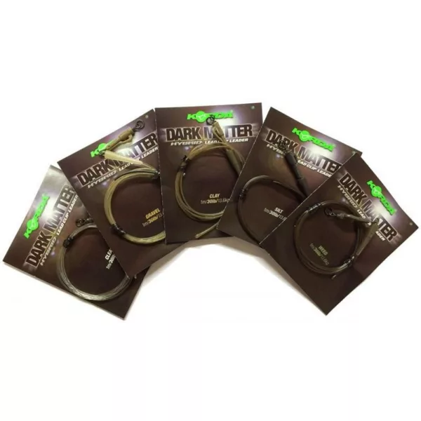 Korda Dark Matter Leader Hybrid Clip Weedy Green Vnaprej vezana oprema za bojliske