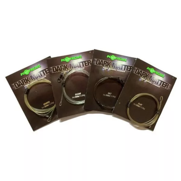 Korda Dark Matter Leader Heli Weed 40lb Vnaprej navezana boilis vrvica