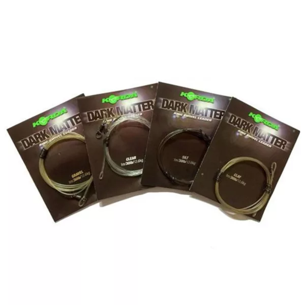 Korda Dark Matter Leader Heli Clay 40lb Vnaprej navezana boilis vrvica