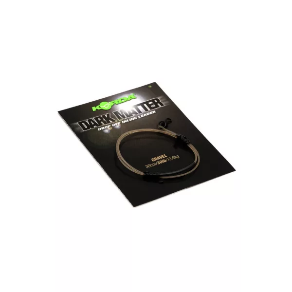 Korda Dark Matter Leader Drop Off Inline Gravel Pripravljena Boili Montaža 30lb 30cm