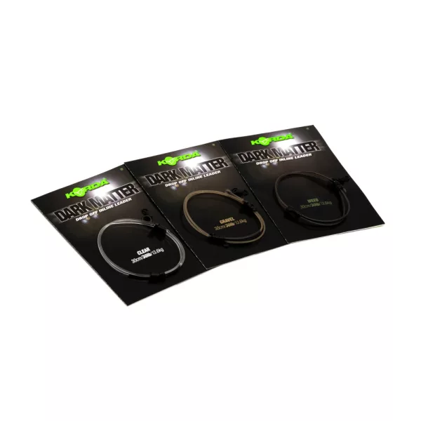 Korda Dark Matter Leader Drop Off Inline Prozoren 30lb 30cm Pripravljena Boili Montaža