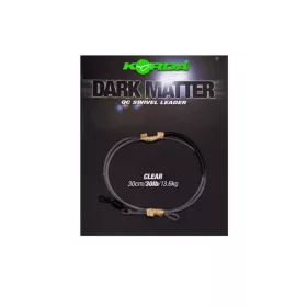   Korda Dark Matter Leader QC Swivel Prozoren 30cm 30lb Predvezana Bojli Montaža