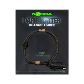   Korda Dark Matter Leader Heli Safe Weed 40lb Pripravljena Boili Montaža