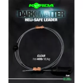   Korda - Dark Matter Leader Heli Safe Clear 40lb 1m prozoren helikopterski predvez