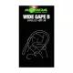 Korda Wide Gape Barbless 10 Kljuka brez bodice z ušesom 10db