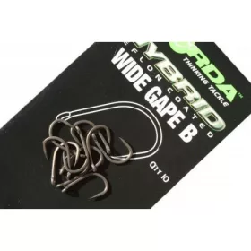 Korda Wide Gape Barbless 8 Kljuka brez bodice z ušesom 10db
