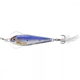   Livetarget Flutter Shad Jigging Spoon Srebrno/Vijolična 11gr 5cm Nihajoča vaba