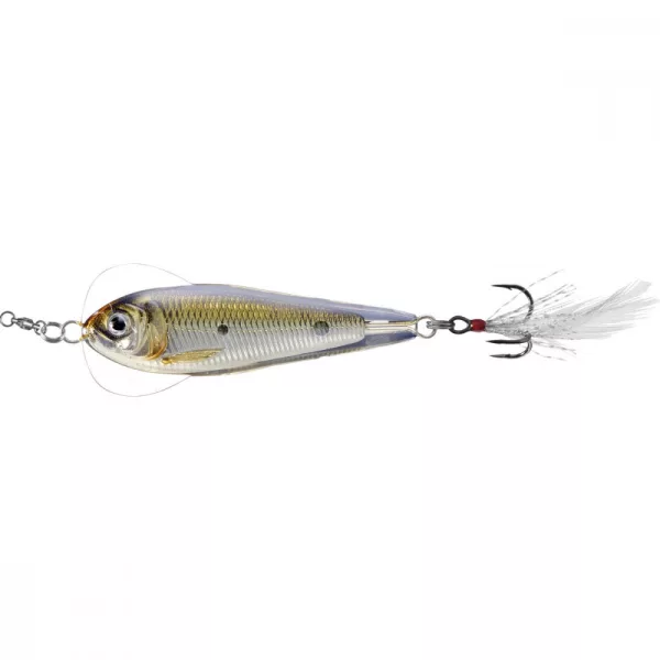 Livetarget Flutter Shad Jigging Spoon Srebrno/Bronasta 14gr 5,5cm Nihajoča vaba