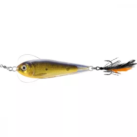   Livetarget Flutter Shad Žlica za jigging Zlata/Črna 14gr 5,5cm Nihajna žlica