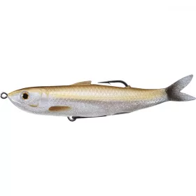   Livetarget Shiner Walking Bait Jantarna/Srebrna luska 11,5cm 14gr Gumijasta riba