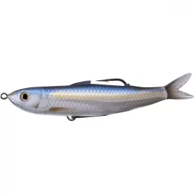   Livetarget Shiner Walking Bait Kovinski modri bleščavec 11,5cm 14gr Gumijasta riba