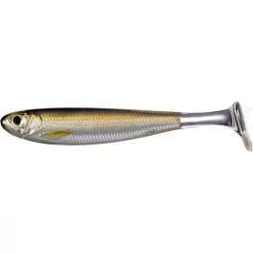   Livetarget Slow-Roll Shiner Paddle Tail Srebrna/Rjava 10cm Gumijasta riba 4 kosi