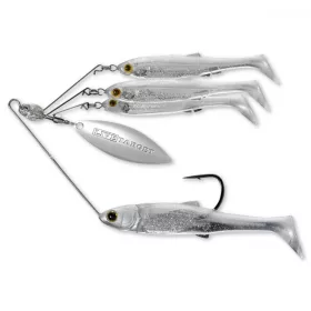   Livetarget Vrtavka Minnow Rig Biserno bela/Srebrna Majhna 11gr Spinnerbait