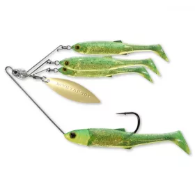   Livetarget Vrtavka Minnow Rig Limonino Chartreuse/Zlata Majhna 11gr Spinnerbait