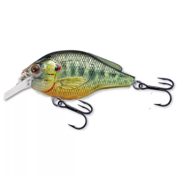 Livetarget Pumpkinseed Flat-Side Squarebill Metallic Gloss 6cm 7gr Plavajoči Wobler
