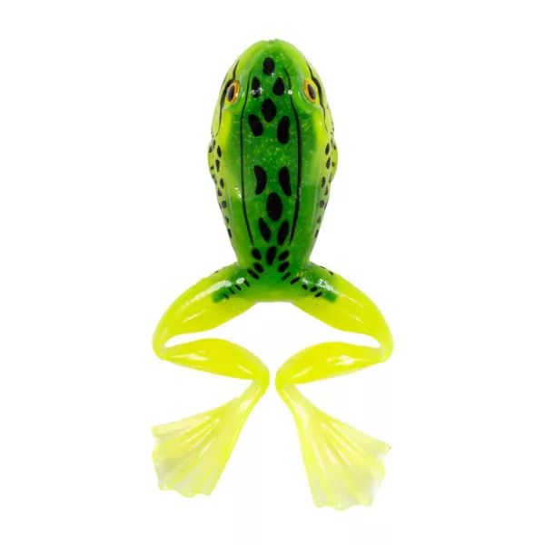 Livetarget Freestyle Frog Chartreuse-Green 5cm Imitacija žabe 4kos