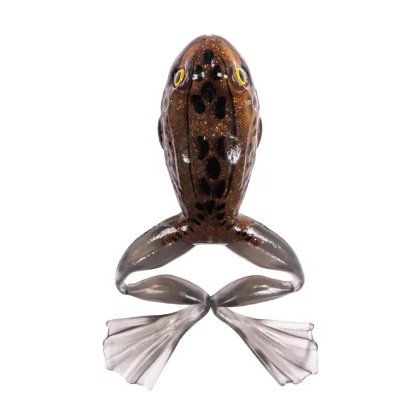 Livetarget Freestyle Žaba Rjava-Črna 6cm Imitacija Žabe 3 kosov