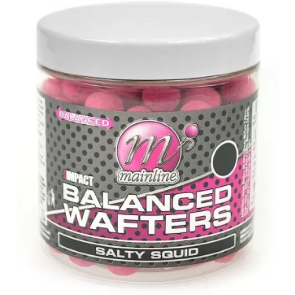 Mainline High Impact Balanced Wafter Salty Squid - 18mm - wafters bojli